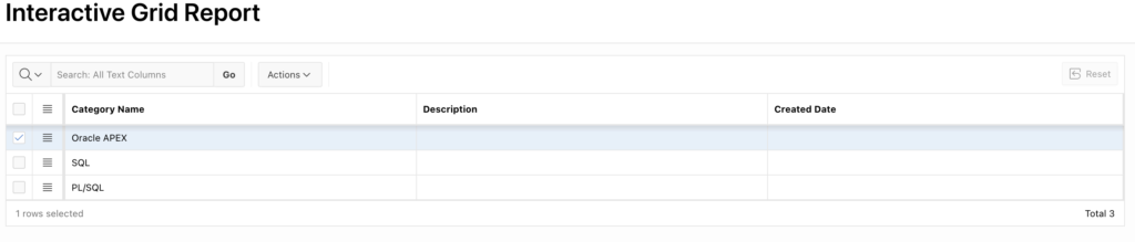 🧱 How to Hide Interactive Grid Report Toolbar Buttons in Oracle APEX