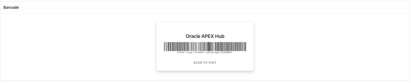 🧾 Generating Barcodes in Oracle APEX Using APEX_BARCODE