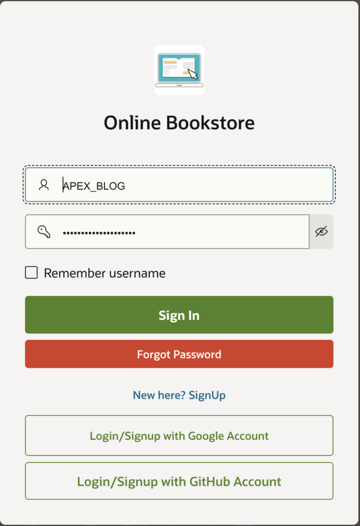 🔐 Setting Up GitHub Sign-In Authentication in Oracle APEX