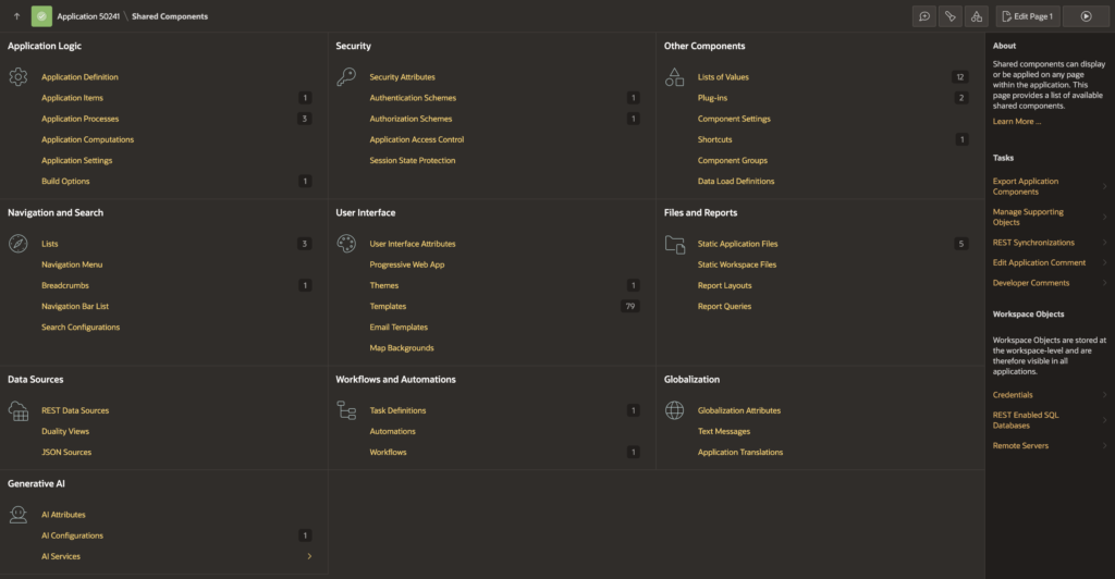 🚀 Mastering Oracle APEX Shared Components