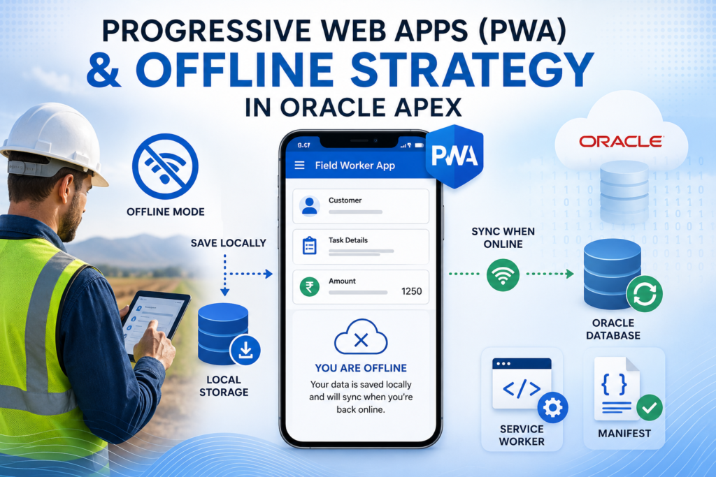 📱 Progressive Web Apps (PWA) & Offline Strategy in Oracle APEX