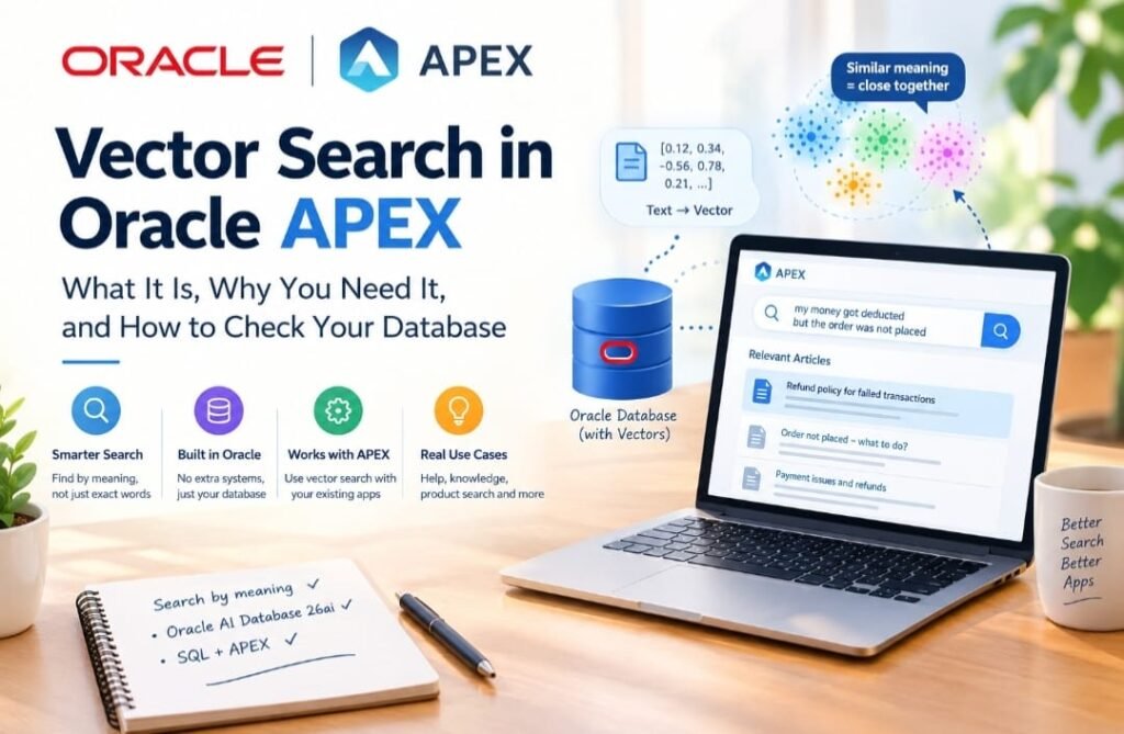 Vector Search in Oracle APEX: What It Is, Why You Need It, and How to Check Your Database